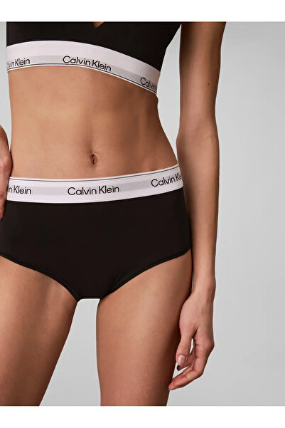 Calvin Klein HIGH WAIST HIPSTER, UB1 Siyah Kadın Külot