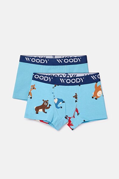 Woody Türkiye 10-16 سنة، طقم من قطعتين للأولاد من نوع بوكسر