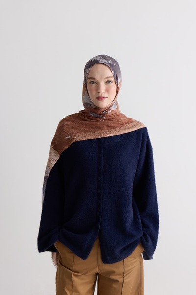 Modakaşmir Mist Pattern Nua Viscose Shawl