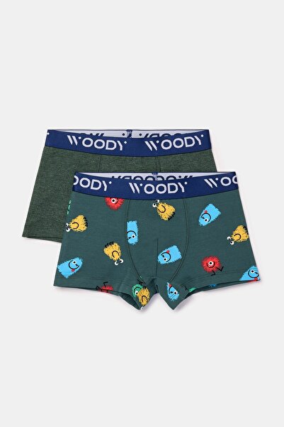 Woody Türkiye 10-16 سنة، طقم من قطعتين للأولاد من نوع بوكسر