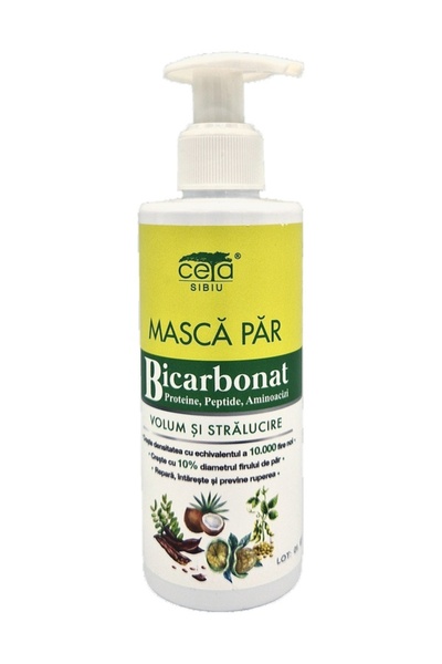 Ceta Sibiu Masca par extravolum stralucire bicarbonat pompita 200ml