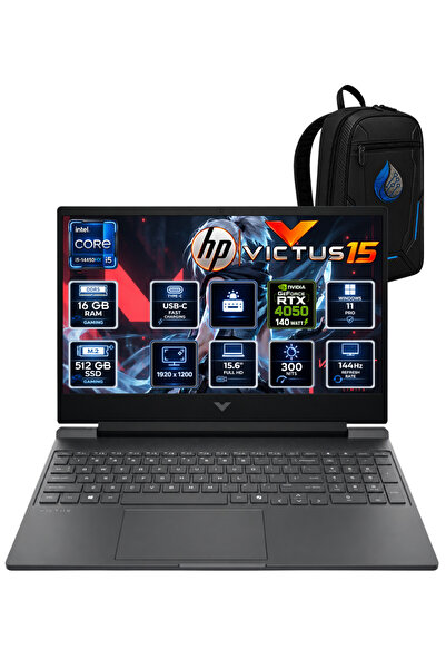 HP Victus 15 Intel Core i5-14450HX 16 GB DDR5 512 GB SSD RTX 4050 6 GB 15.6''...