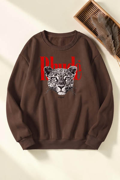uyguntarz Unisex Rhudee Printed Crew Neck Sweatshirt