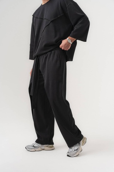 go gang own Edge Kuşaklı Bel ve Ayarlanabilir Paça Detaylı Pantolon