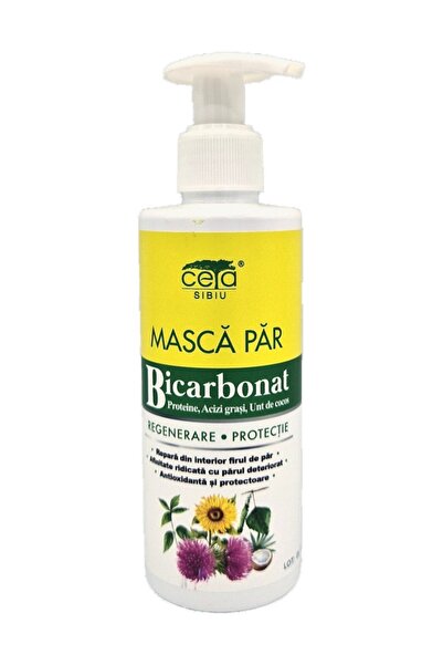 Ceta Sibiu Masca par regenerare protectie bicarbonat pompita 200ml