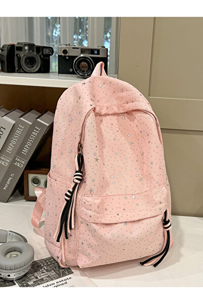 Take Two By Styli Pink Starry Backpack