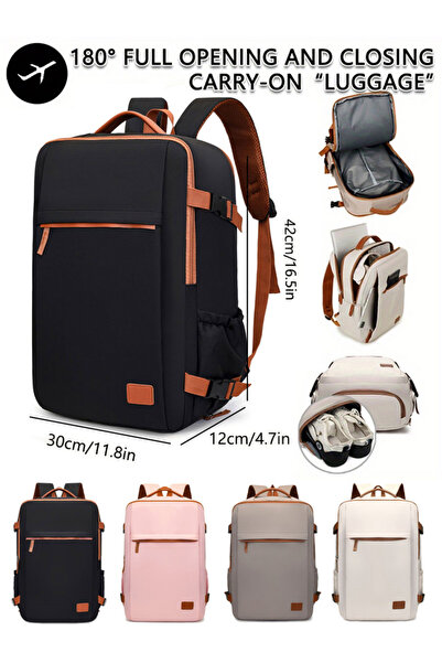 Take Two By Styli Black Plain Backpack