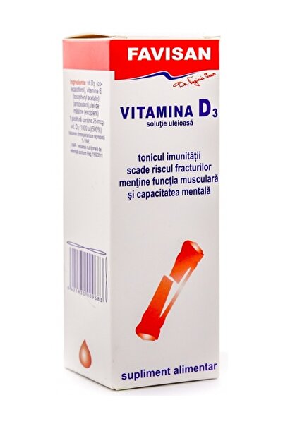 Favisan Βιταμίνη D3 σταγόνες 30ml