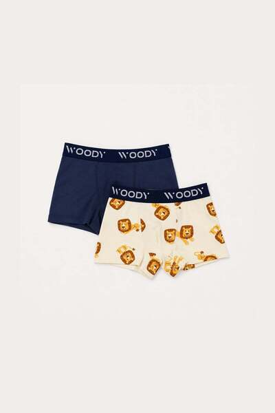Woody Türkiye 2-8 سنوات، طقم من قطعتين من بوكسرات الأولاد