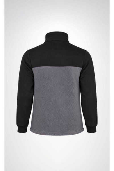 Selçuklu Plus Polar Micro Panda Workwear Fleece Jacket Navy Blue Black Black Smoked Black Ecru 5 Different Colors