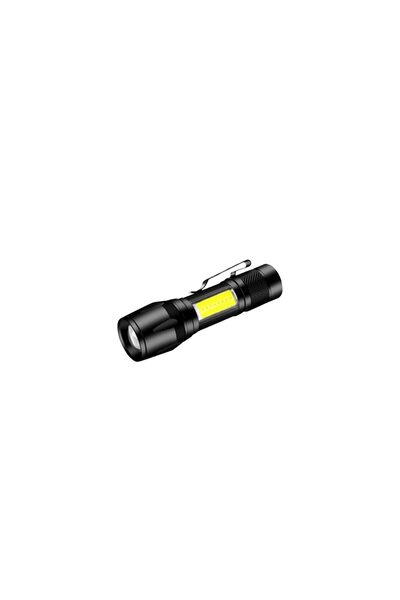 OEM Πολυλειτουργικός Φακός με Ζουμ, LED CREE+COB, Κέλυφος Αλουμινίου, Ανθεκτι...