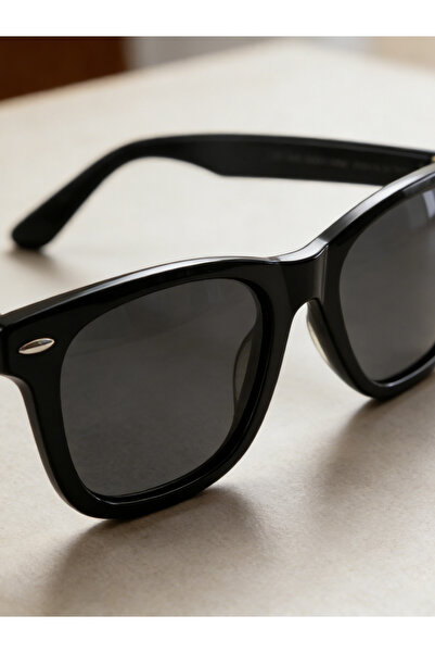 Take Two By Styli Classic Black Wayfarer Sunglasses