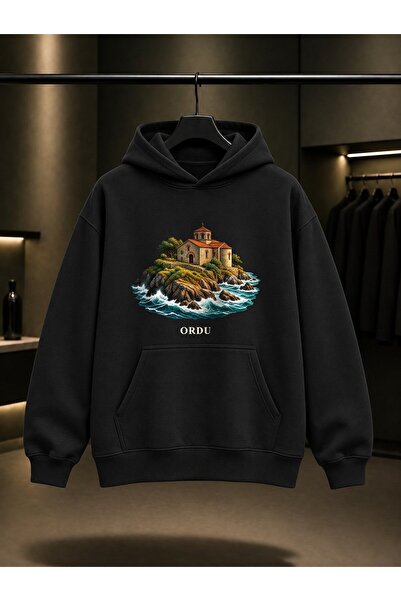 fame-stoned Army Yason Printed Unisex 100% Cotton Hooded Sweatshirt