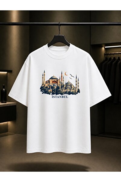 fame-stoned Istanbul Hagia Sophia Sultanahmet Printed Unisex 100% Cotton T-Shirt