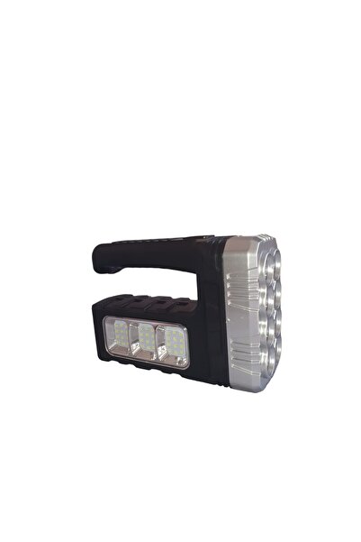 OEM Φακός με 8 LED μπροστά και 36 LED SMD στο πλάι, με ηλιακή και USB φόρτιση.