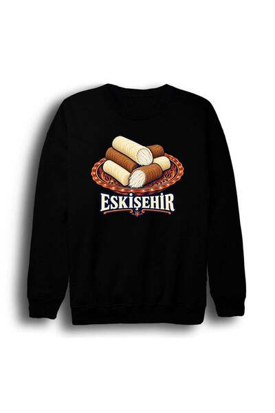 fame-stoned Eskişehir Met Helvası Printed Unisex 100% Cotton Sweatshirt