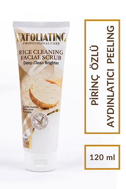 Pirinç Özlü Yüz Peeling Jeli (120 ml) – Gözenek Arındırıcı & Ölü Deri Temizleyici Jel Peeling