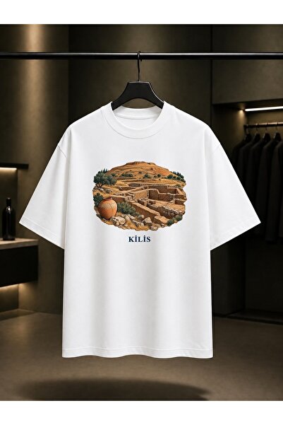 fame-stoned Kilis Oylum Hill Printed Unisex 100% Cotton T-Shirt