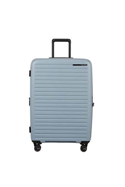Samsonite Restackd Mavi - Körüklü 75/28 Büyük Boy Valiz