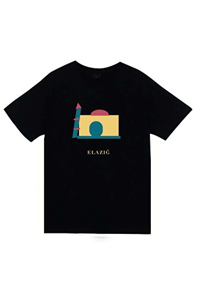 fame-stoned Elazığ Harput Ulu Camii Curved Minaret Printed Unisex 100% Cotton...