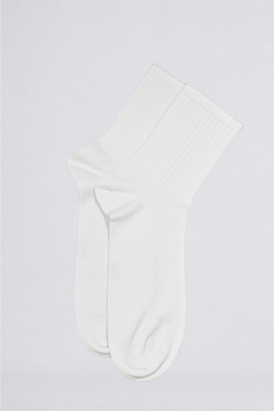 PRO Tennis Cotton Plain White Socks 12-Piece Pack Sports Socks