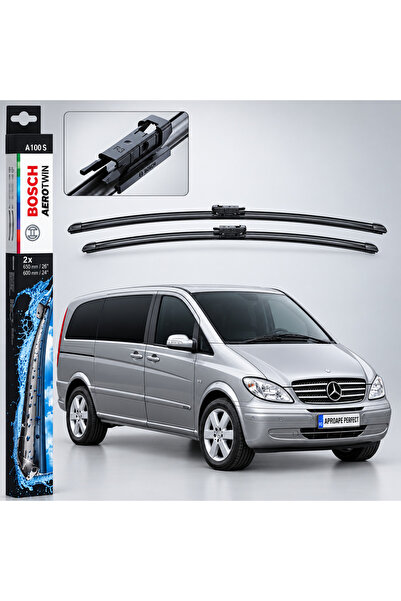 Bosch Υαλοκαθαριστήρες Mercedes Vito Bus Kompakt (W639) 2003-2010 |   Αεροτου...