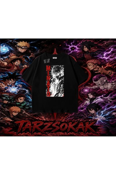 Tarzsokak Minato Namikaze Naruto Anime Character Oversize Unisex T-Shirt White