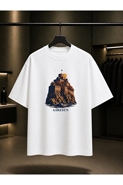 fame-stoned Giresun Castle Printed Unisex 100% Cotton T-Shirt