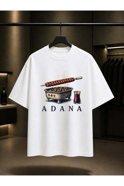 fame-stoned Adana Kebap Printed Unisex 100% Cotton T-Shirt