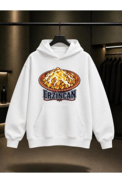 fame-stoned Erzincan Babikko Printed Unisex 100% Cotton Hooded Sweatshirt