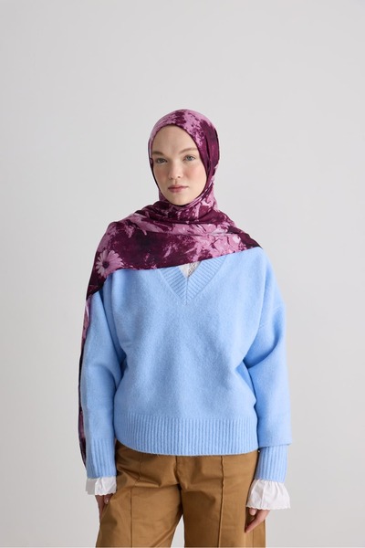 Modakaşmir Meadow Pattern Nua Viscose Shawl