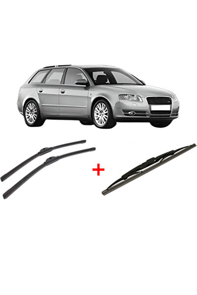 Bosch Σετ 3 υαλοκαθαριστήρων AUDI A4 B7 Avant (8ED) 2004 - 2008, για μπροστιν...