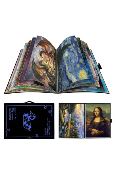 OtherMax Album Mapă Organizator pentru Puzzle-uri de 1000 Piese 20 Compartime...
