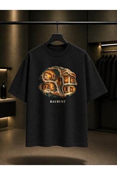 fame-stoned Bayburt Aydıntepe Printed Unisex 100% Cotton T-Shirt