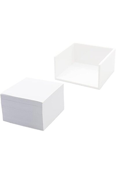 GENERAL Mogoostry White Non Sticky Notes 3 x 3 Inch Note Memo Pads Blank Loos...