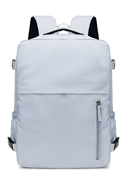 Take Two By Styli Light Blue Backpack with Shoe Compartment