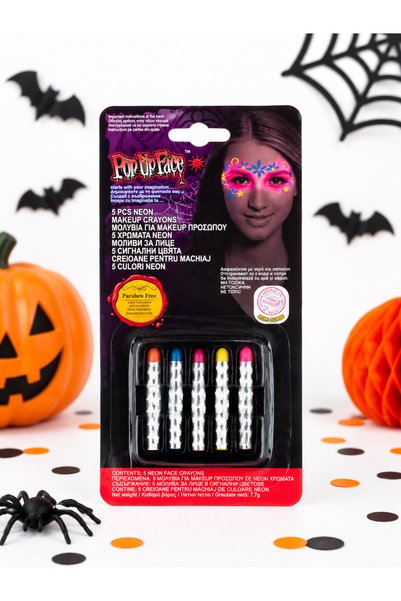 party mix 5 Colors Children's Face Painting Pen Set Halloween Halloween Face Paint