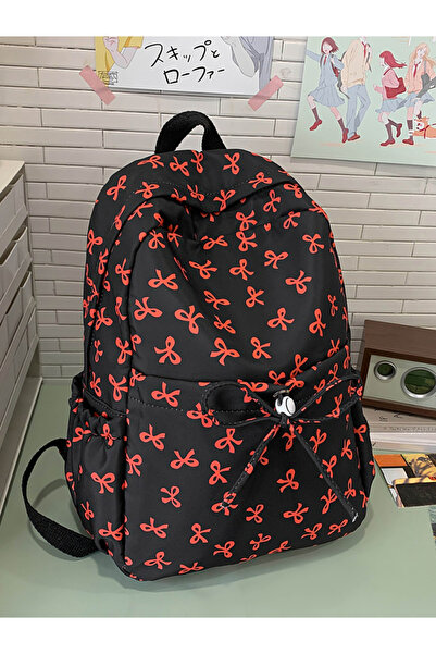 Take Two By Styli Bow Print Backpack
