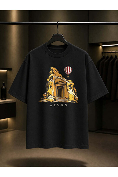 fame-stoned Afyon Frig Valley Printed Unisex 100% Cotton T-Shirt
