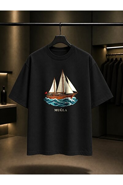 fame-stoned Muğla Bodrum Guleti Printed Unisex 100% Cotton T-Shirt