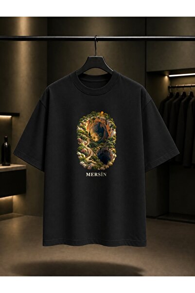 fame-stoned Mersin Paradise Hell Printed Unisex 100% Cotton T-Shirt