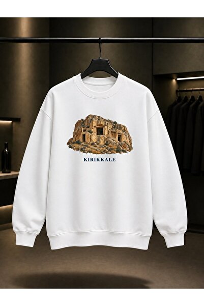 fame-stoned Kırıkkale Ceritkale Printed Unisex 100% Cotton Sweatshirt