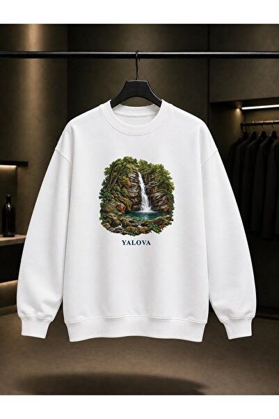 fame-stoned Yalova Sudüşen Printed Unisex 100% Cotton Sweatshirt