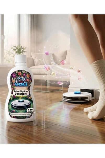 Rovexa Detergent pentru aspirator robot și lichid de curățare pentru mop 500 ml 50 de utilizări - Apă de curățare Royal Garden