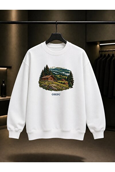 fame-stoned Army Camp Yaylas Printed Unisex 100% Cotton Sweatshirt