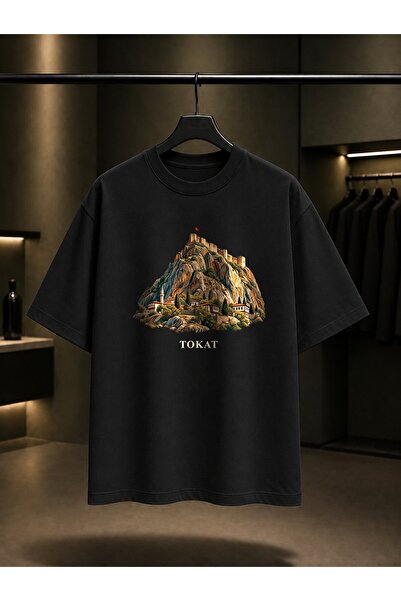 fame-stoned Tokat Castle Printed Unisex 100% Cotton T-Shirt