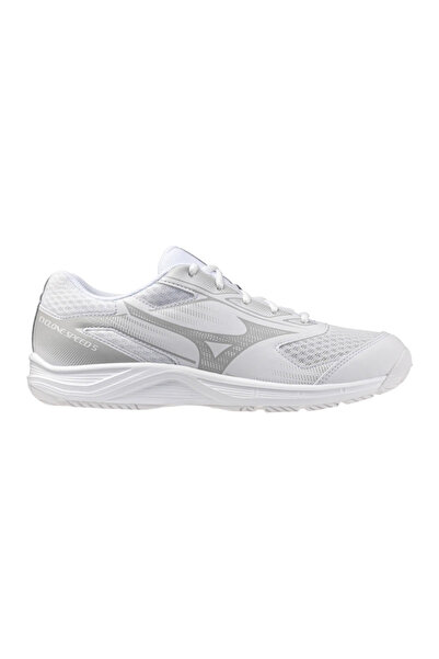 MIZUNO Cyclone Speed 5 Unisex Voleybol Ayakkabısı Beyaz / Gri / Beyaz
