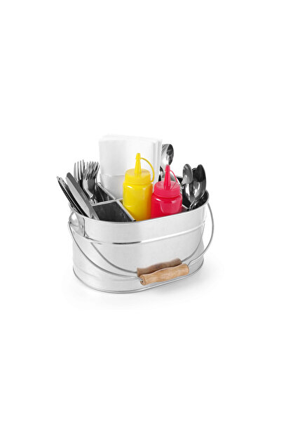 HENDI Set rustic tacamuri si servetele, Hendi, tip galeata, 245x167x(H)132, o...