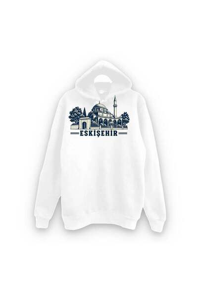 fame-stoned Eskişehir Lead Complex Printed Unisex 100% Cotton Hooded Sweatshirt