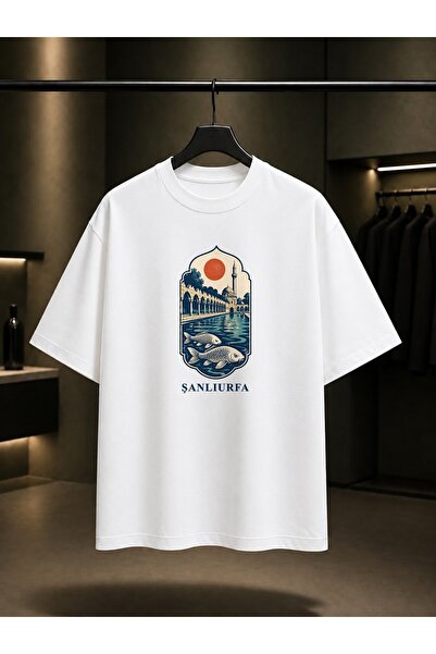 fame-stoned Şanlıurfa Balıklıgöl Printed Unisex 100% Cotton T-Shirt